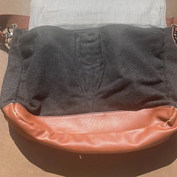 Charcoal, gray, and brown laptop, Crossbody bag from something strong, New York - Picture 7 of 11